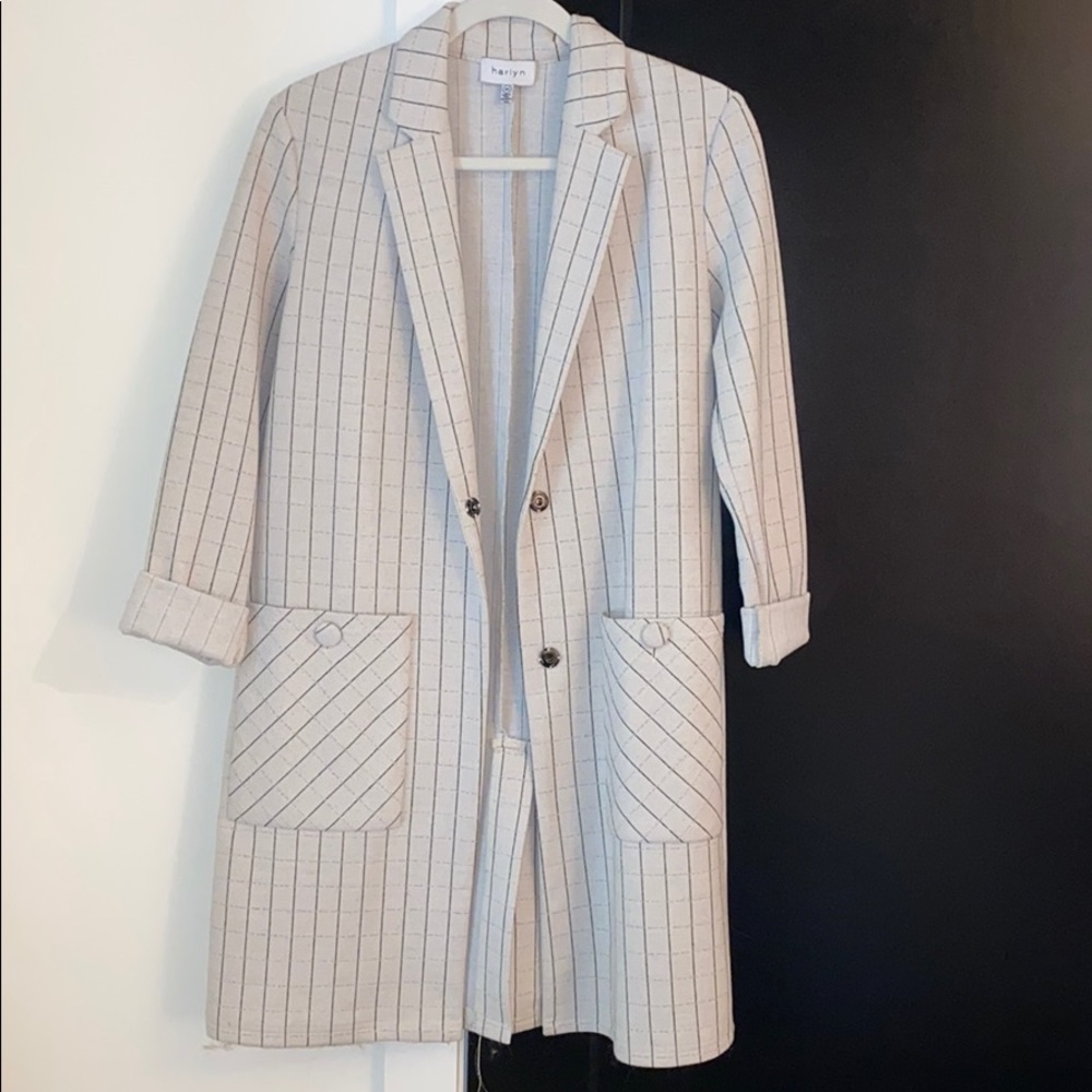 Long Anthropologie blazer! Super soft and cute